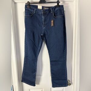 Classic Bootcut Jeans in Deep Blue